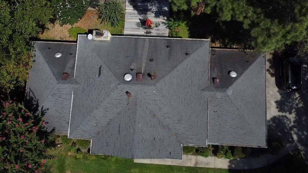Roofing project in Fayetteville, GA by Emergency Roofing Solutions