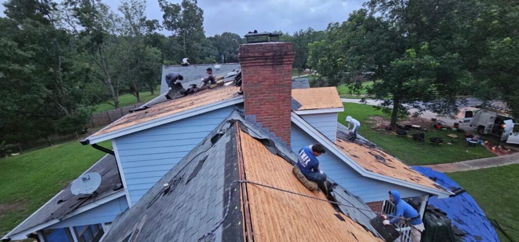 Roofing project in McDonough, GA by Emergency Roofing Solutions