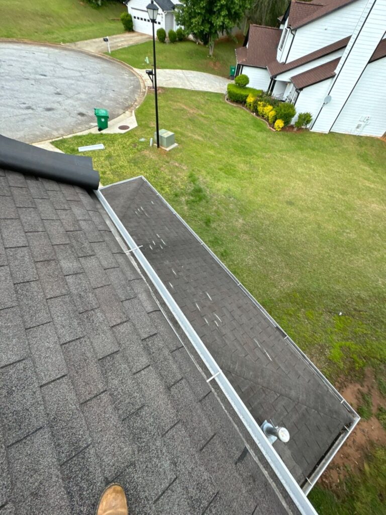 Roofing project in Stonecrest, GA by Emergency Roofing Solutions